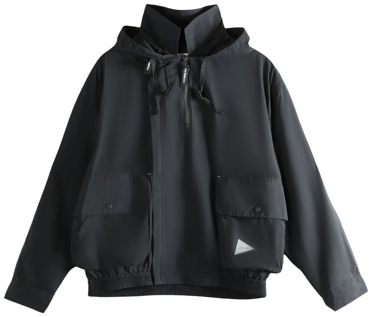 And Wander Water Repellent Light Jacket Black