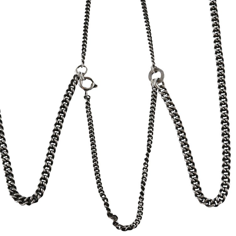 Ann Demeulemeester Hilu Body Chain Antique Silver