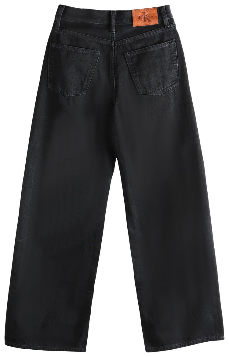 Calvin Klein Low Rise Baggy Jean Soft Black