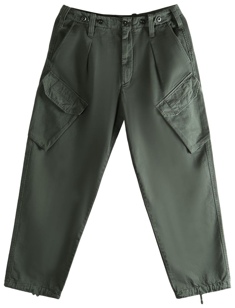 CP Company Cargo Pant In Gabardine Cotton Dark Shadow