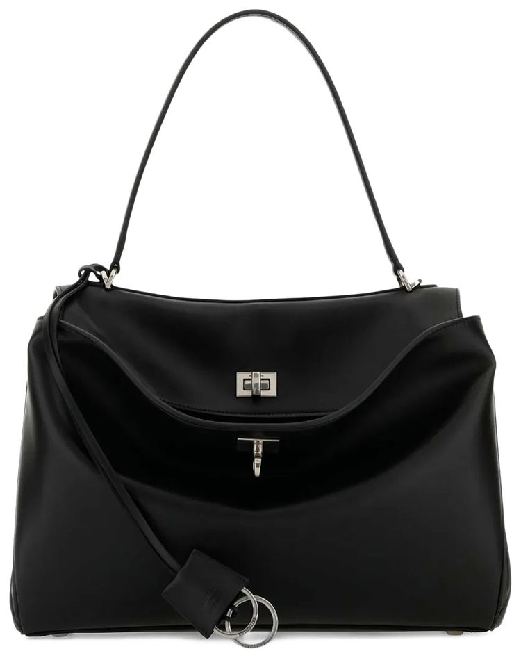 Balenciaga Medium Rodeo Top Handle Bag Black