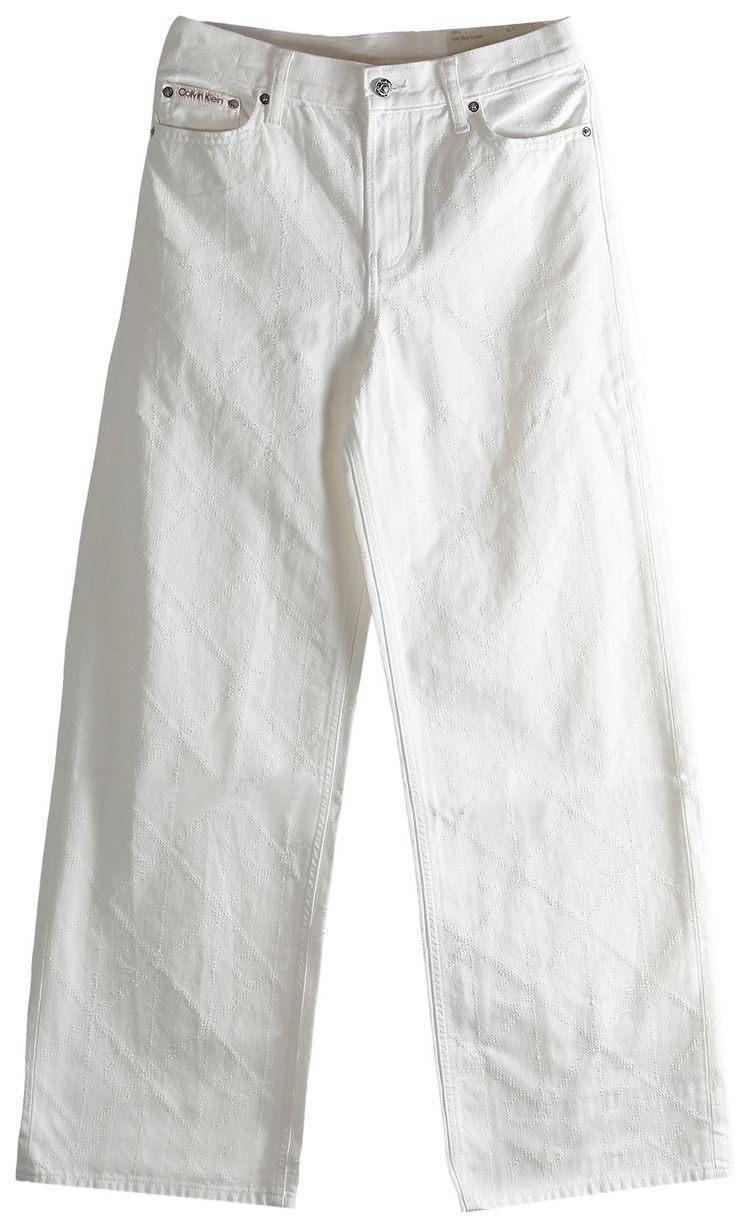 Calvin Klein Low Rise Baggy Jean Arctic