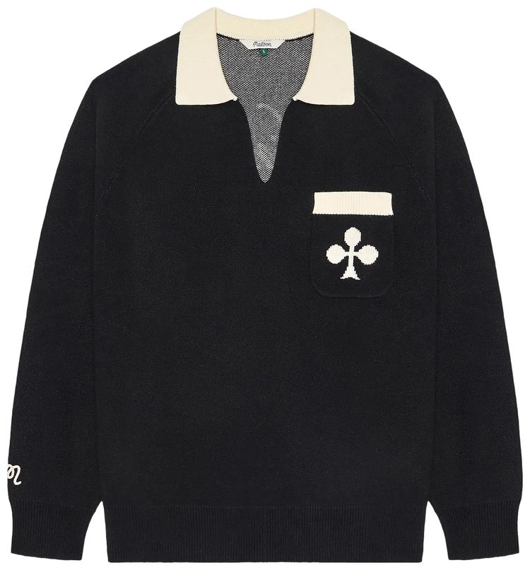 Malbon King Of Clubs Sweater Black