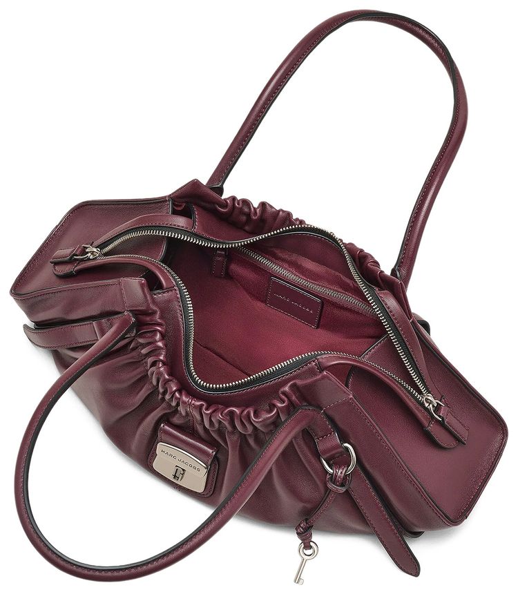 Marc Jacobs The Satchel Cristina Bag Dark Plum