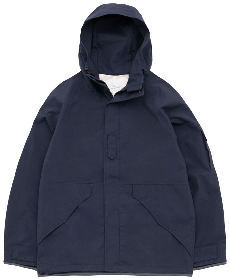 nanamica 2L Nylon Gore Tex Cruiser Jacket Navy