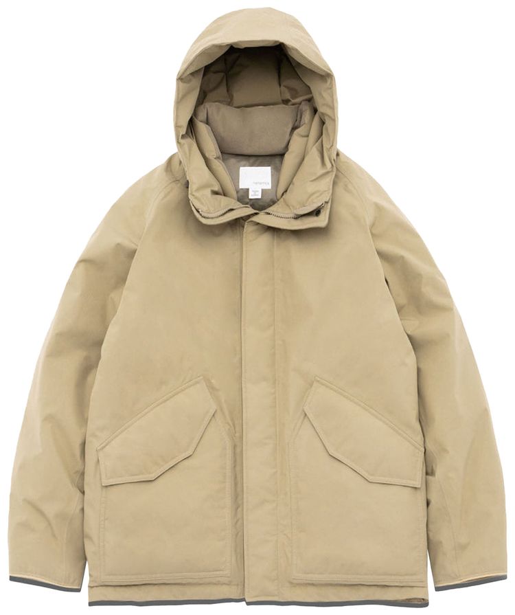 nanamica Gore Tex Down Coat Khaki Beige