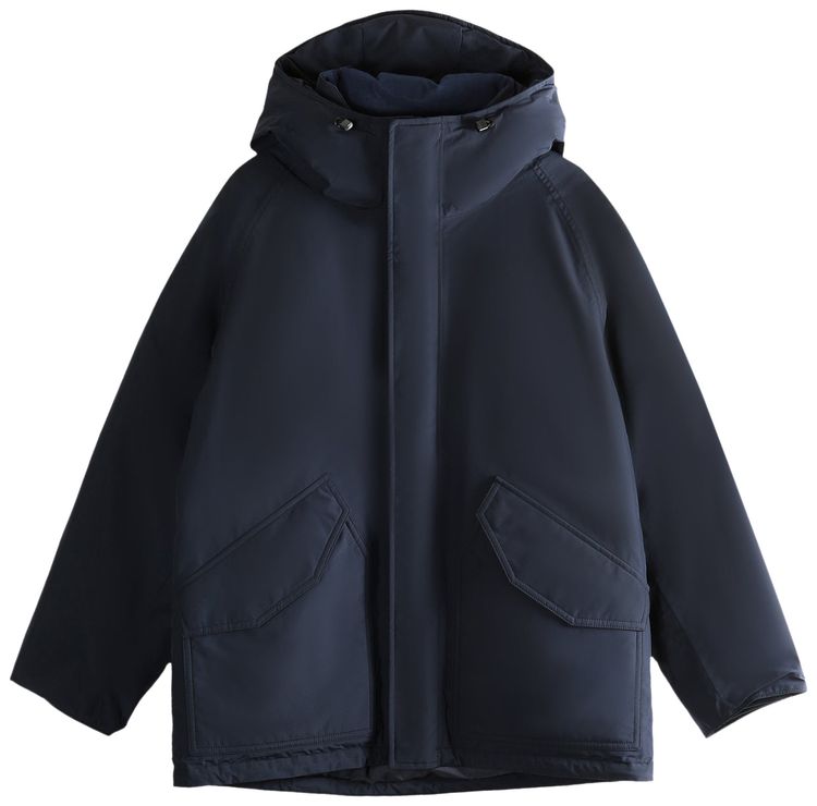 nanamica Gore Tex Down Coat Navy