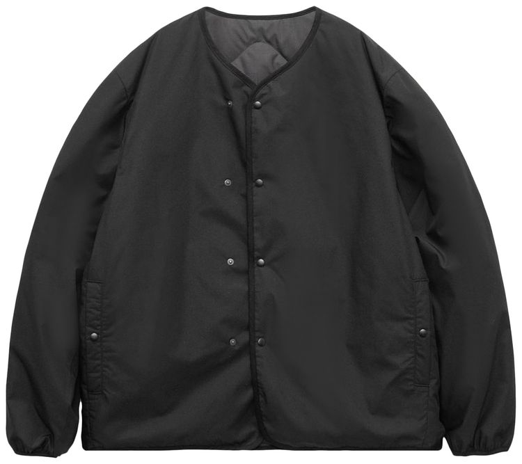 nanamica Reversible Down Cardigan Black