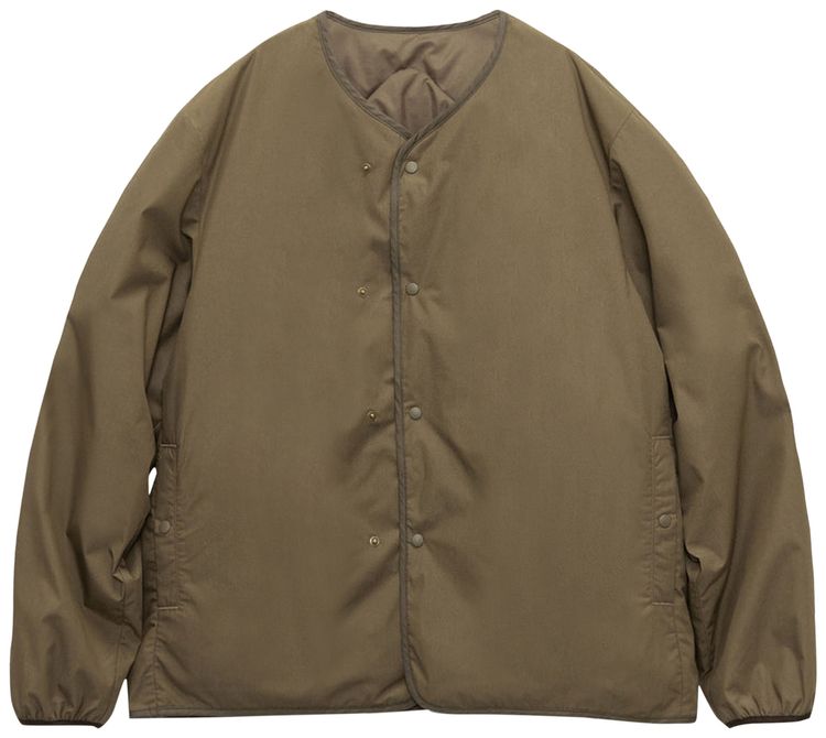 nanamica Reversible Down Cardigan Brown