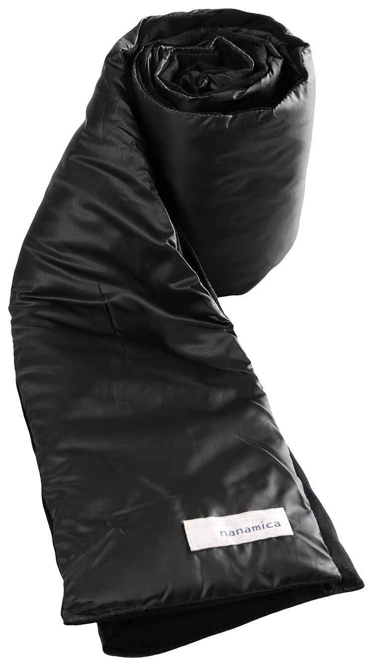 nanamica Down Muffler Scarf Black