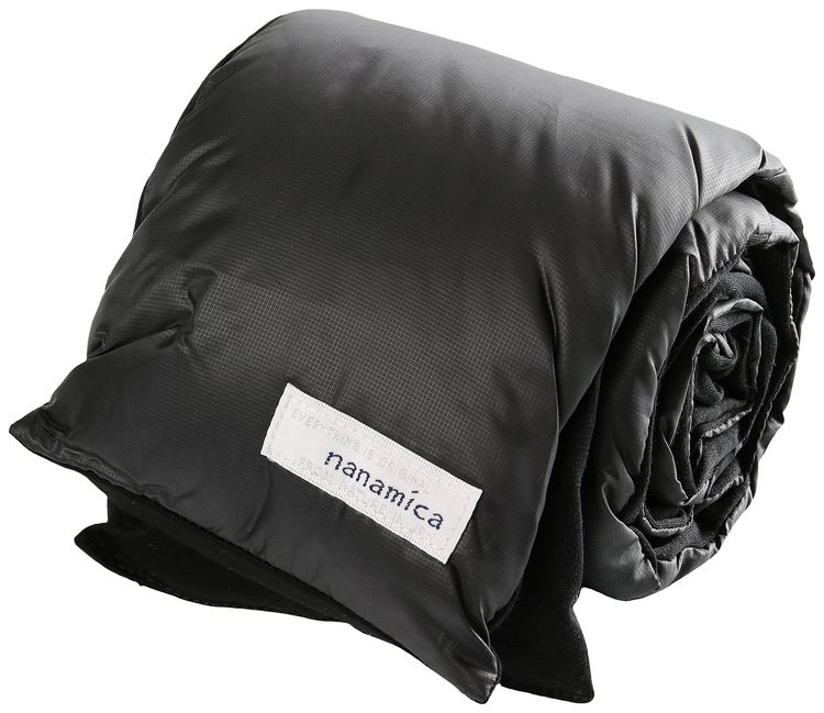 nanamica Down Muffler Scarf Black