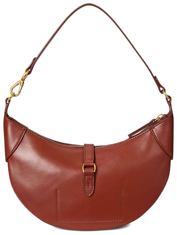 Polo Ralph Lauren Calfskin Small Shoulder Bag Red