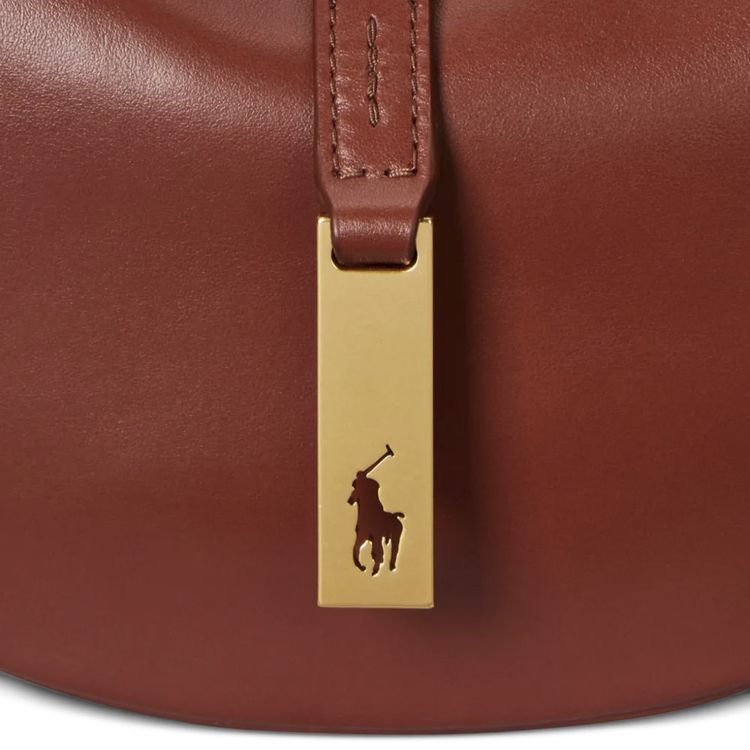 Polo Ralph Lauren Calfskin Small Shoulder Bag Red