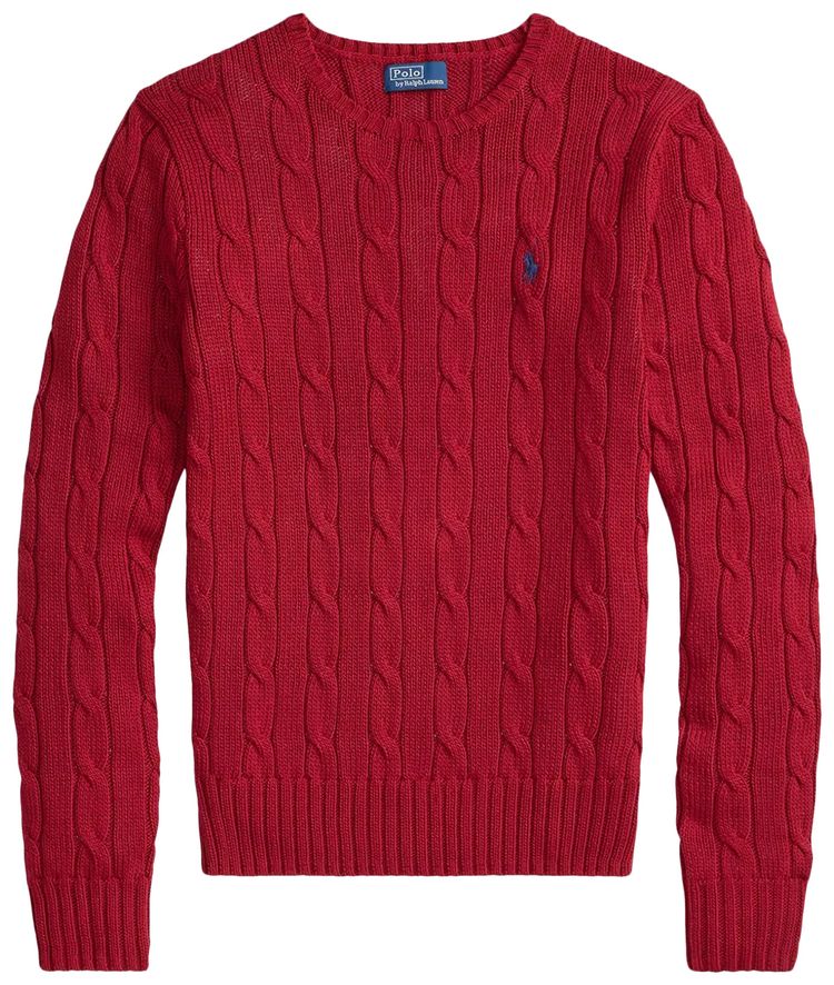 Polo Ralph Lauren Pima Cotton Julianna Long Sleeve Pullover Sweet Tomato