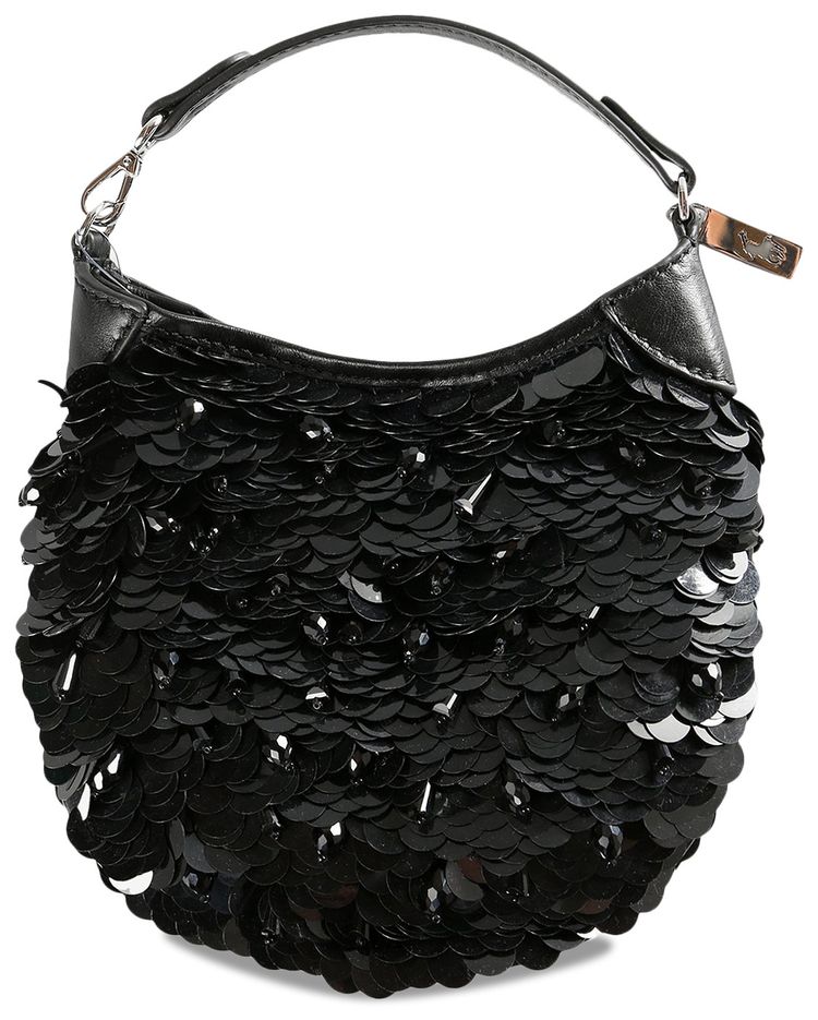 Polo Ralph Lauren Pailettes Pouch Small Bag Black