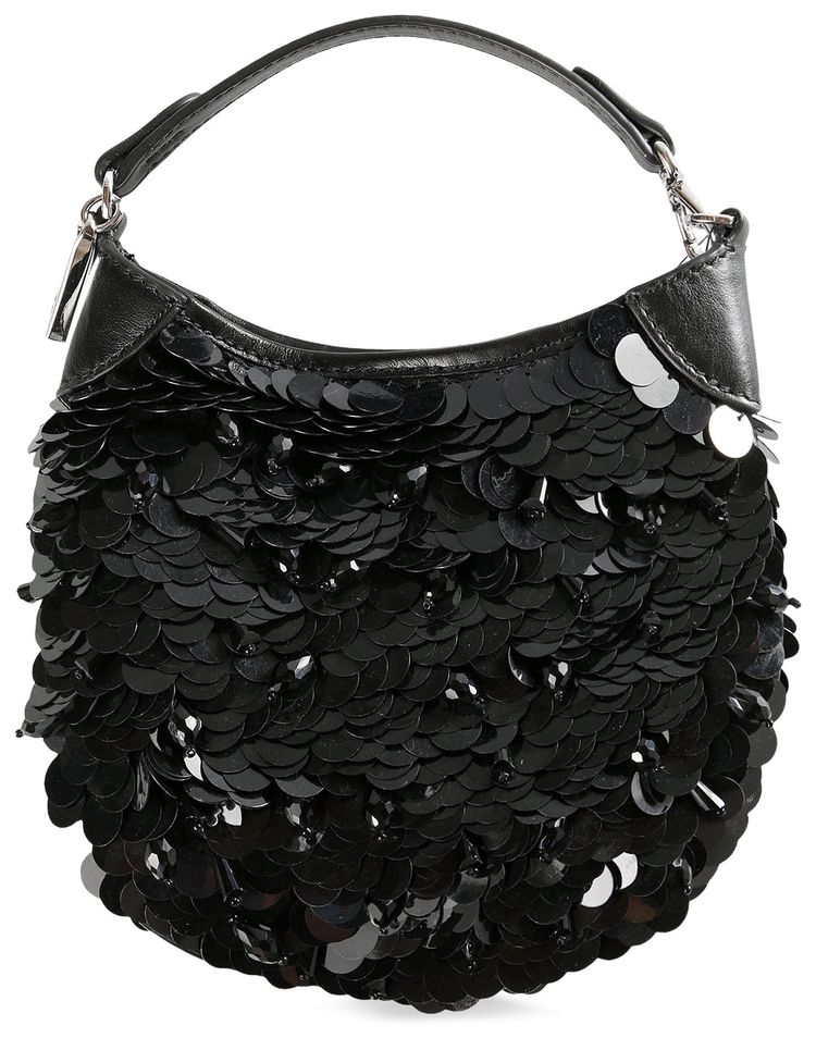 Polo Ralph Lauren Pailettes Pouch Small Bag Black