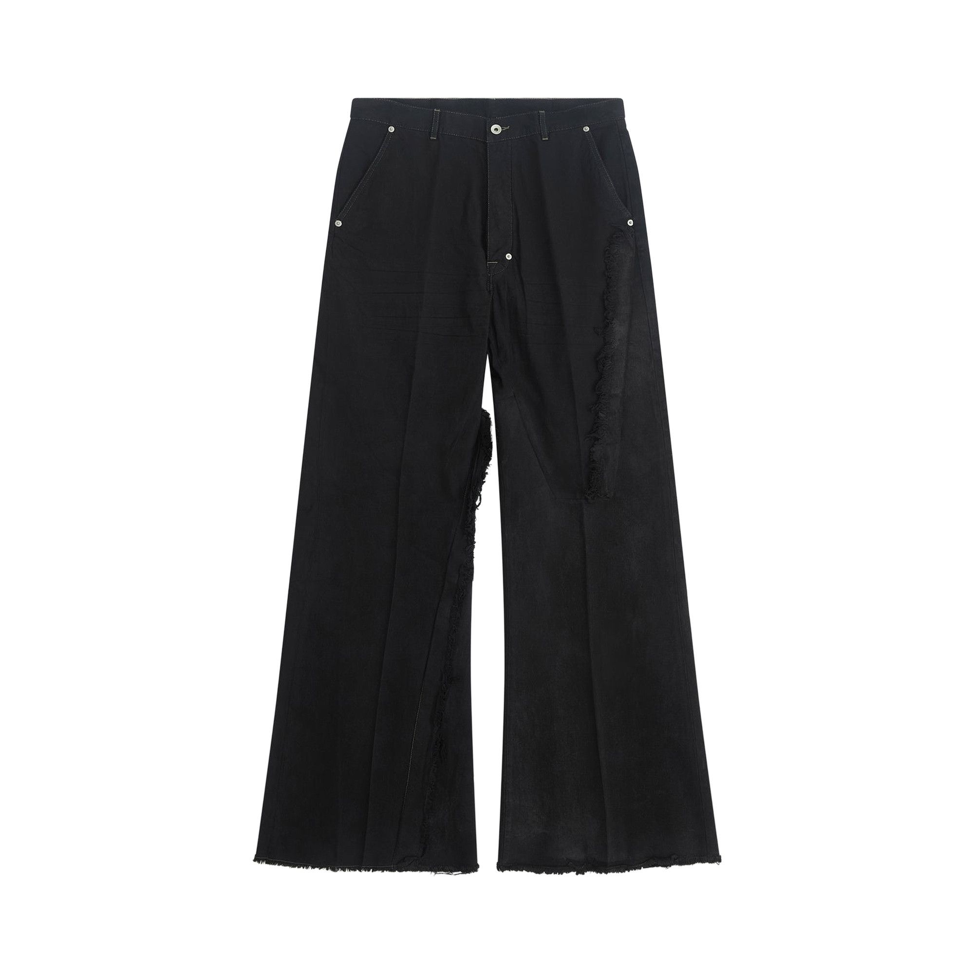 Buy Rick Owens Denim Joris Trousers 'Black' - RR02E1308 BBCL 09 | GOAT