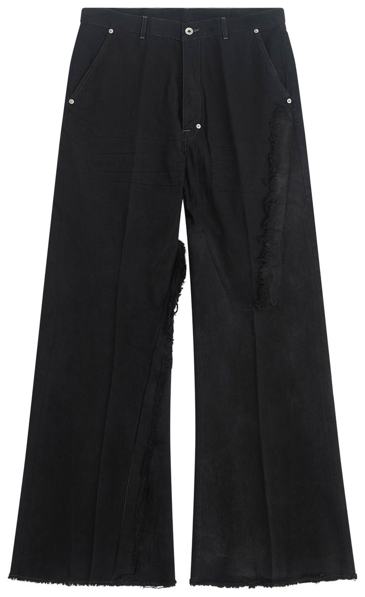 Rick Owens Denim Joris Trousers Black