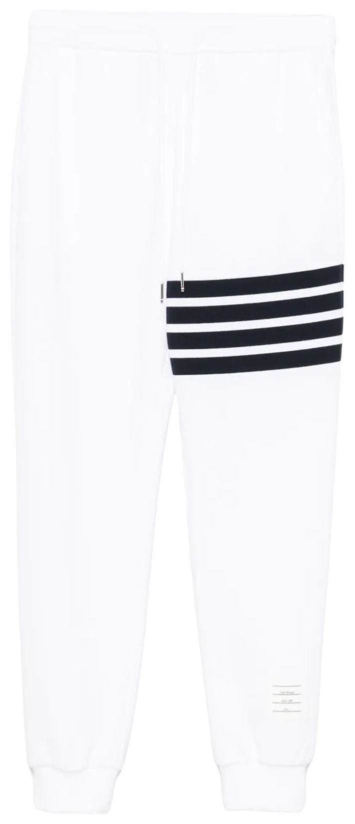Thom Browne Classic Loopback with Engineered 4 Bar Sweatpants WhiteNavy