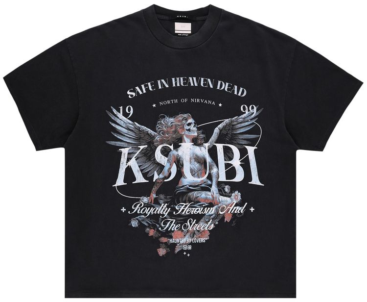 Ksubi Spirit Ekcess T Shirt Acid Black