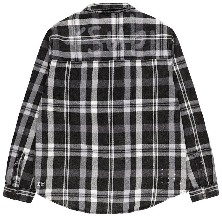 Ksubi Rosebowl 1999 Long Sleeve Shirt Black Check