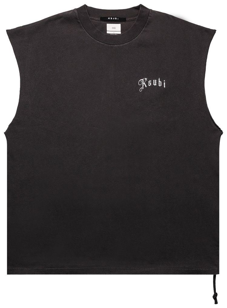Ksubi Truckstop Eckess Cutoff Faded Black