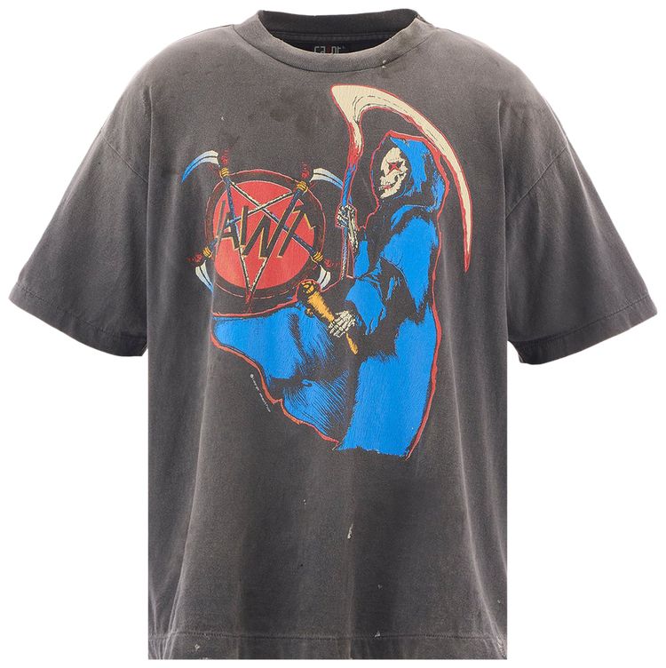 SAINT Mxxxxxx Birth  Death T Shirt Black