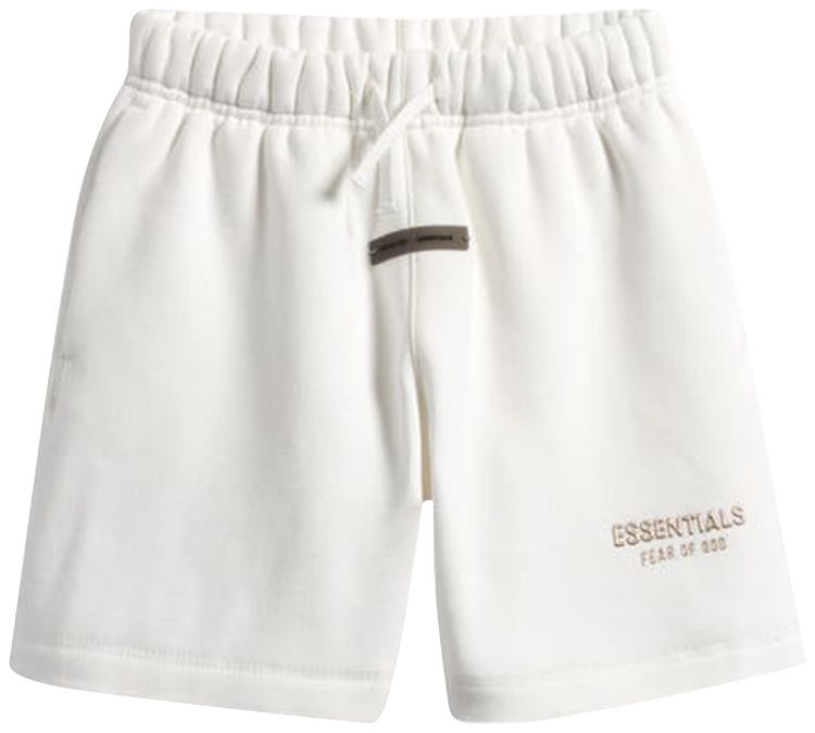 Fear of God Essentials Kids Fleece Soccer Short Abbey Stone