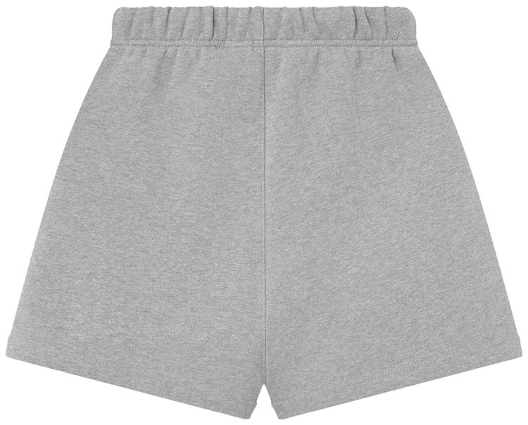 Fear of God Essentials Kids Fleece Soccer Short Cloud White