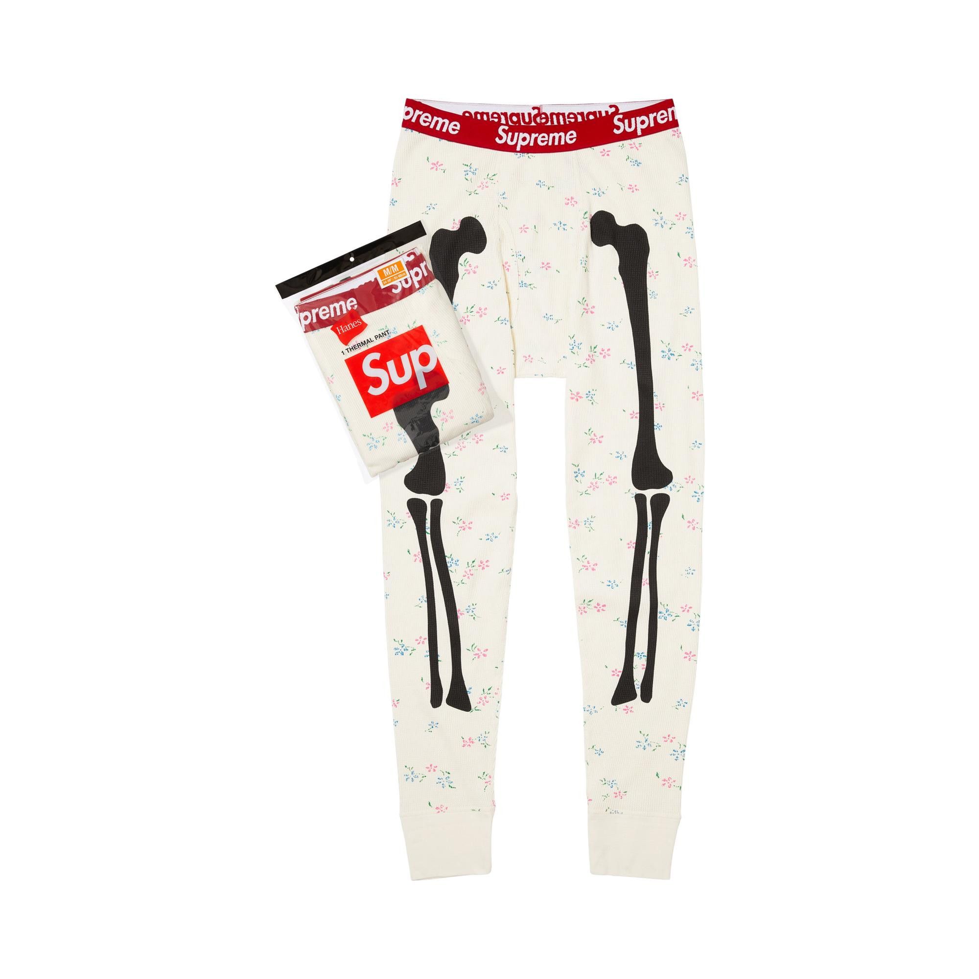 Buy Supreme x Hanes Bones Thermal Pant (1 Pack) 'Floral' - FW25A30