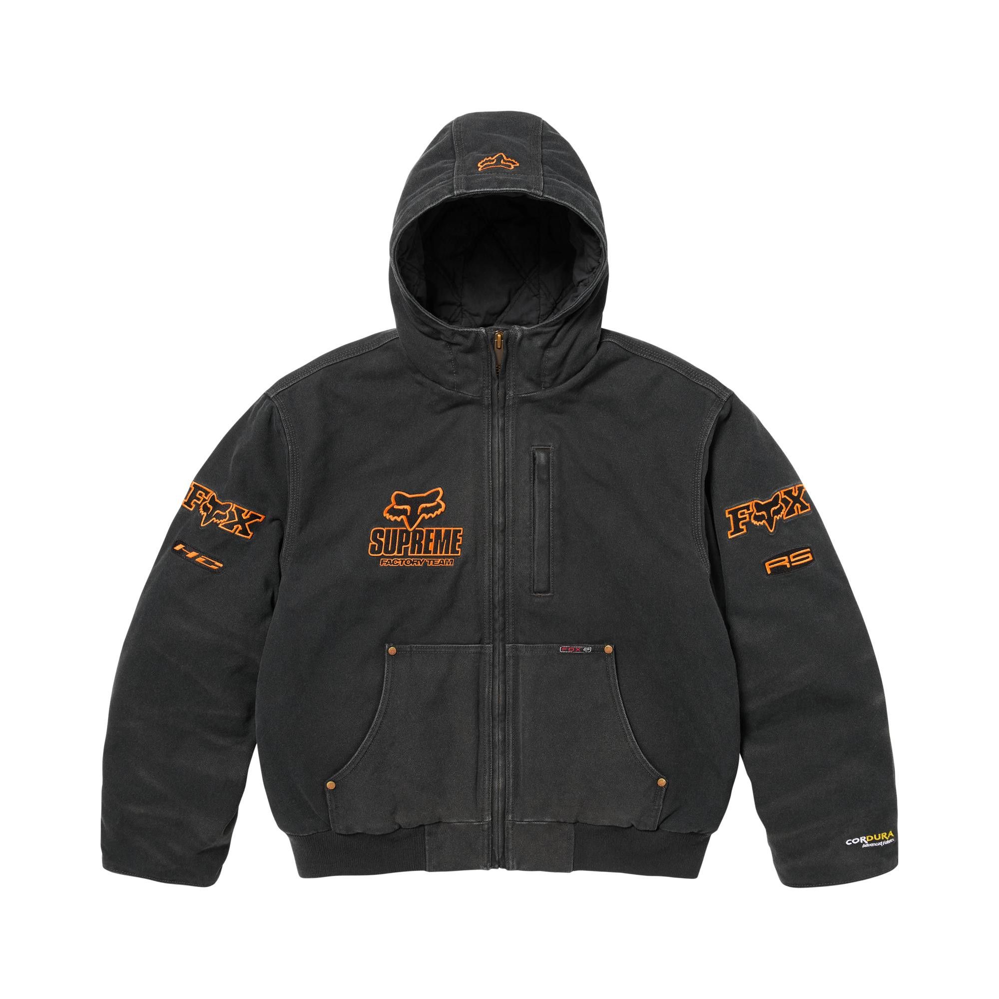 Buy Supreme x Fox Racing Hooded Work Jacket 'Black' - FW25J59