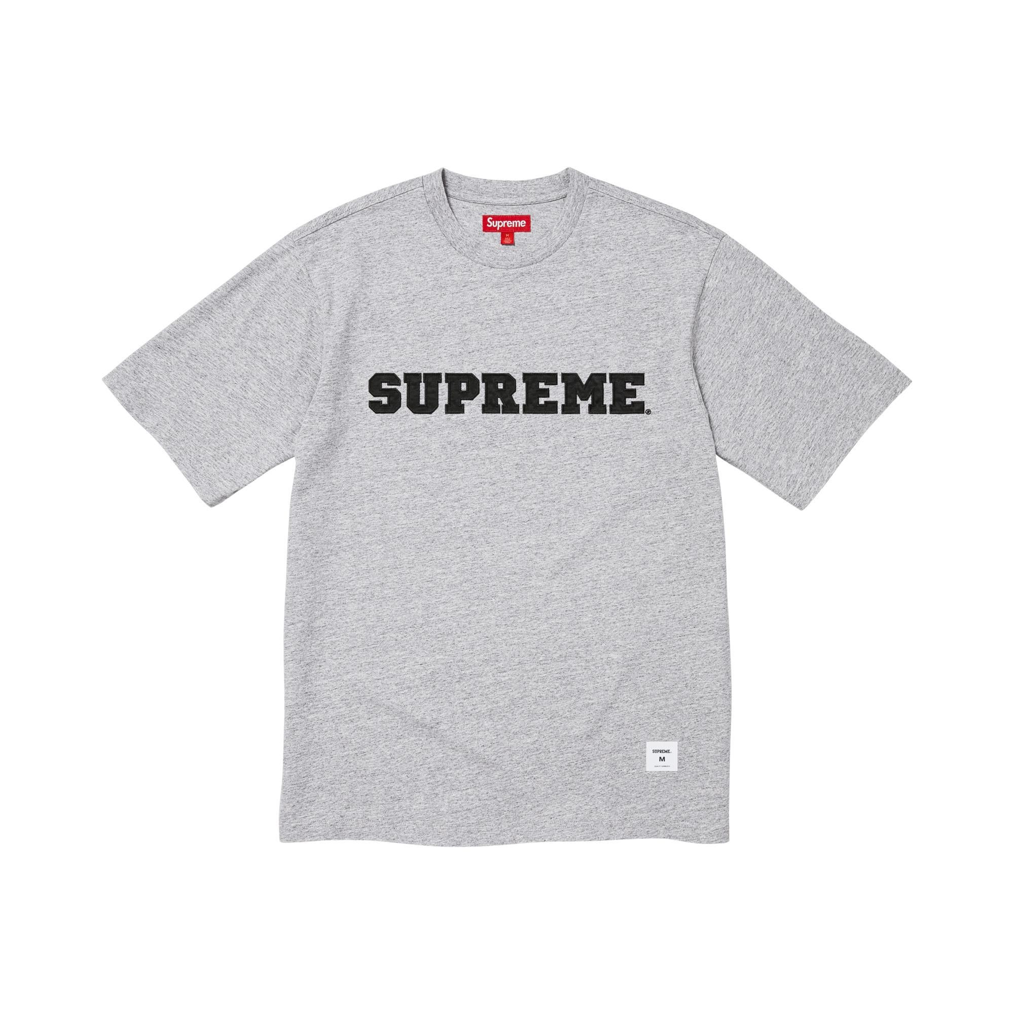 Buy Supreme Collegiate Appliqué Short-Sleeve Top 'Heather