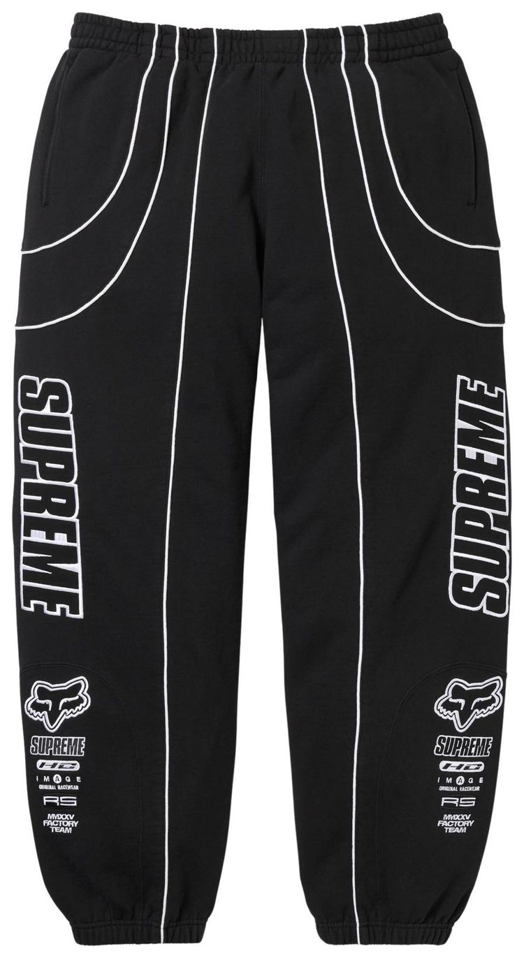 Supreme x Fox Racing Sweatpant Black