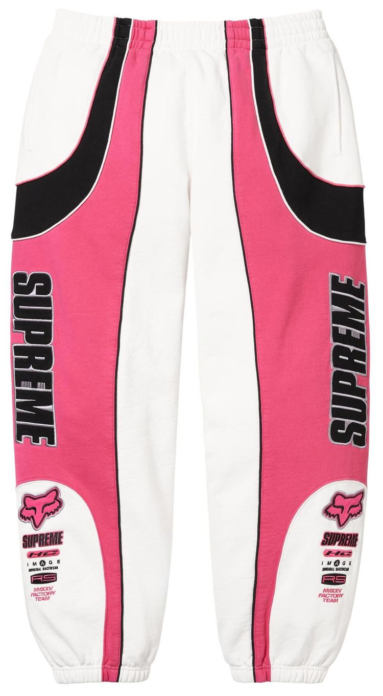Supreme x Fox Racing Sweatpant White