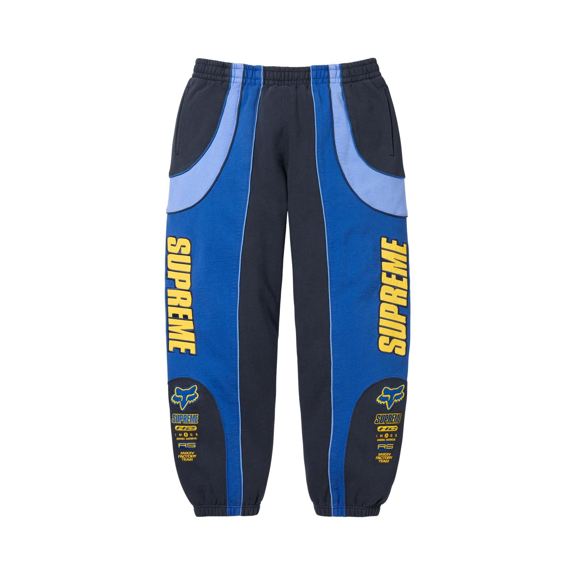 Buy Supreme x Fox Racing Sweatpant 'Navy' - FW25P58 NAVY | GOAT