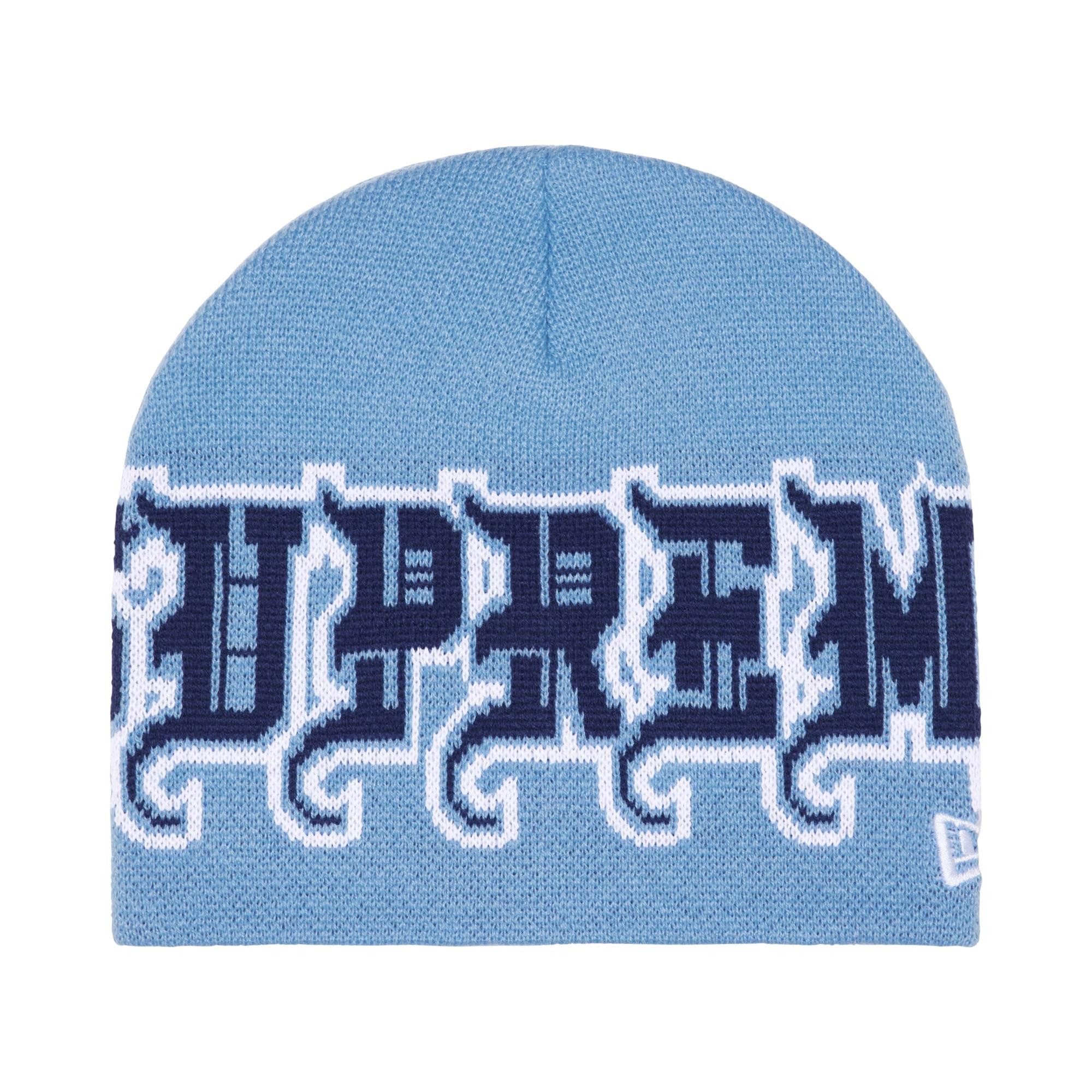 極美品　Supreme × New Era　Gems　Beanie　ライトブルー Buy Supreme New Era Outline Beanie 'Light Blue' - FW25BN51 LIGHT