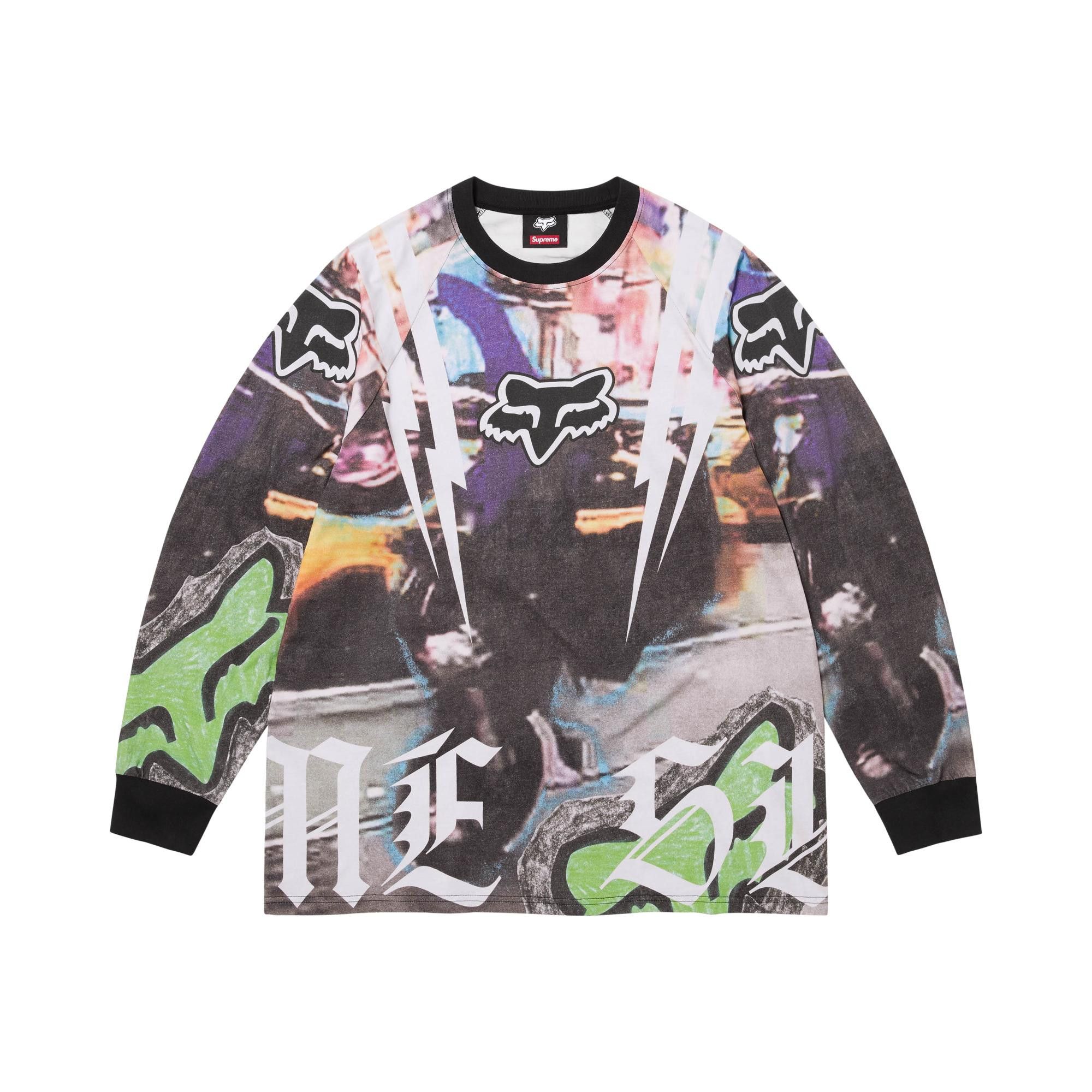 Buy Supreme x Fox Racing Long-Sleeve Top 'Multicolor' - FW25KN57