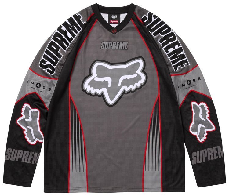 Supreme x Fox Racing DMX Jersey Black