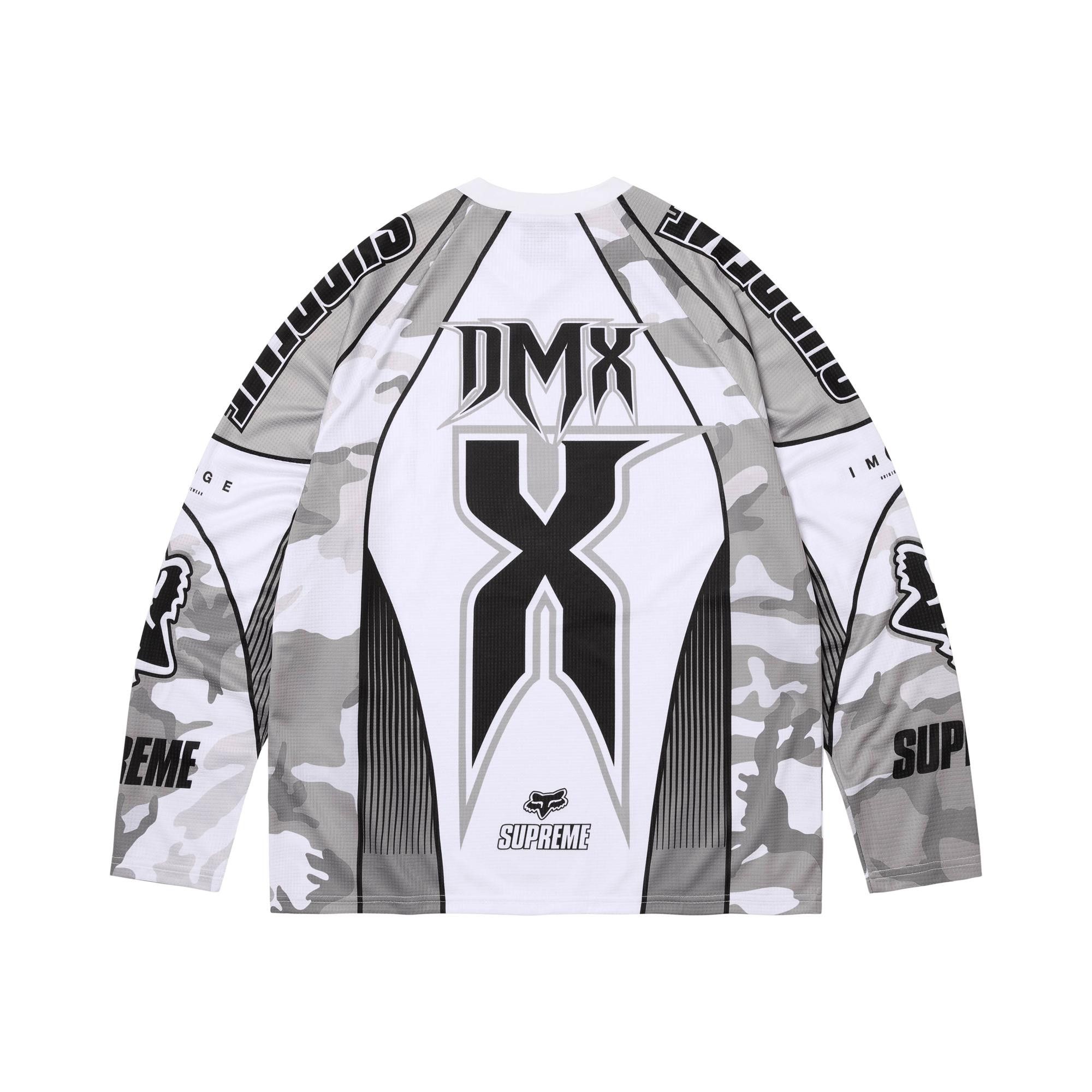 SUPREME× Fox Racing DMX Jersey Supreme Fox Racing DMX Jersey Black Men's - FW25 - US