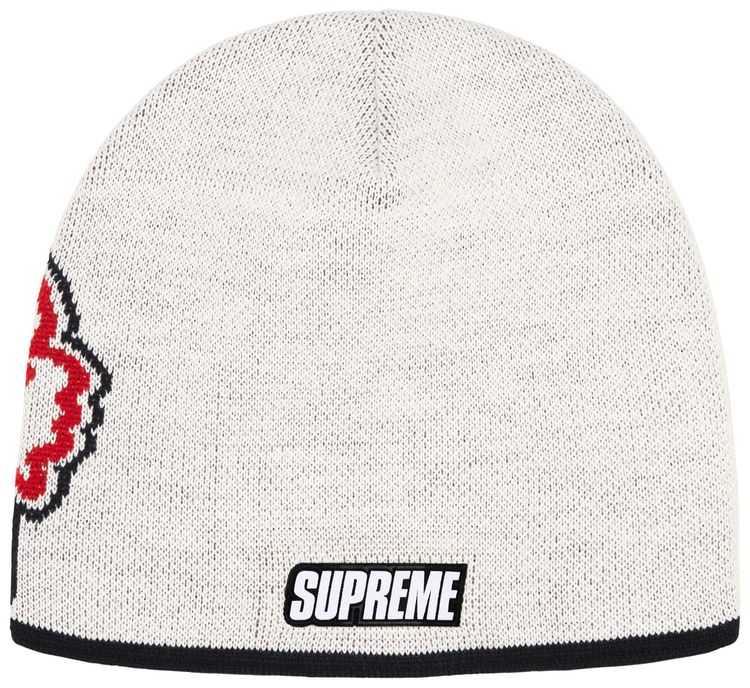 Supreme x Fox Racing Beanie White