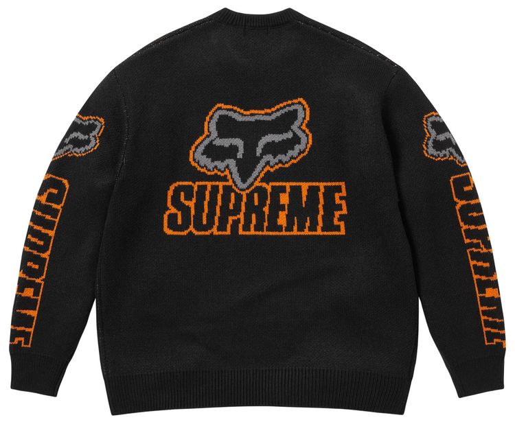 Supreme x Fox Racing Sweater Black