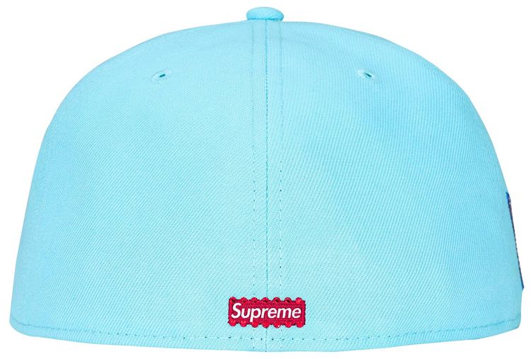 Supreme Swarovski S Logo New Era Light Blue