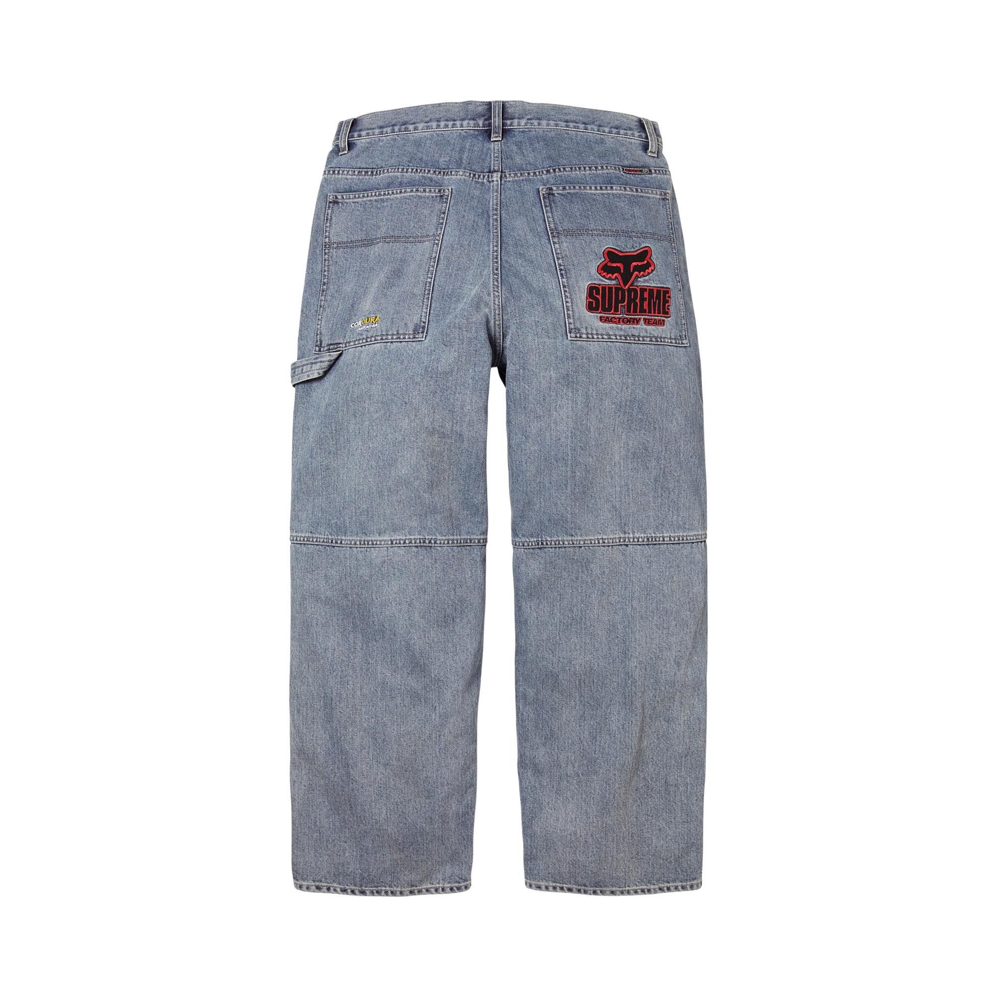 Buy Supreme x Fox Racing Cordura Baggy Jean 'Denim