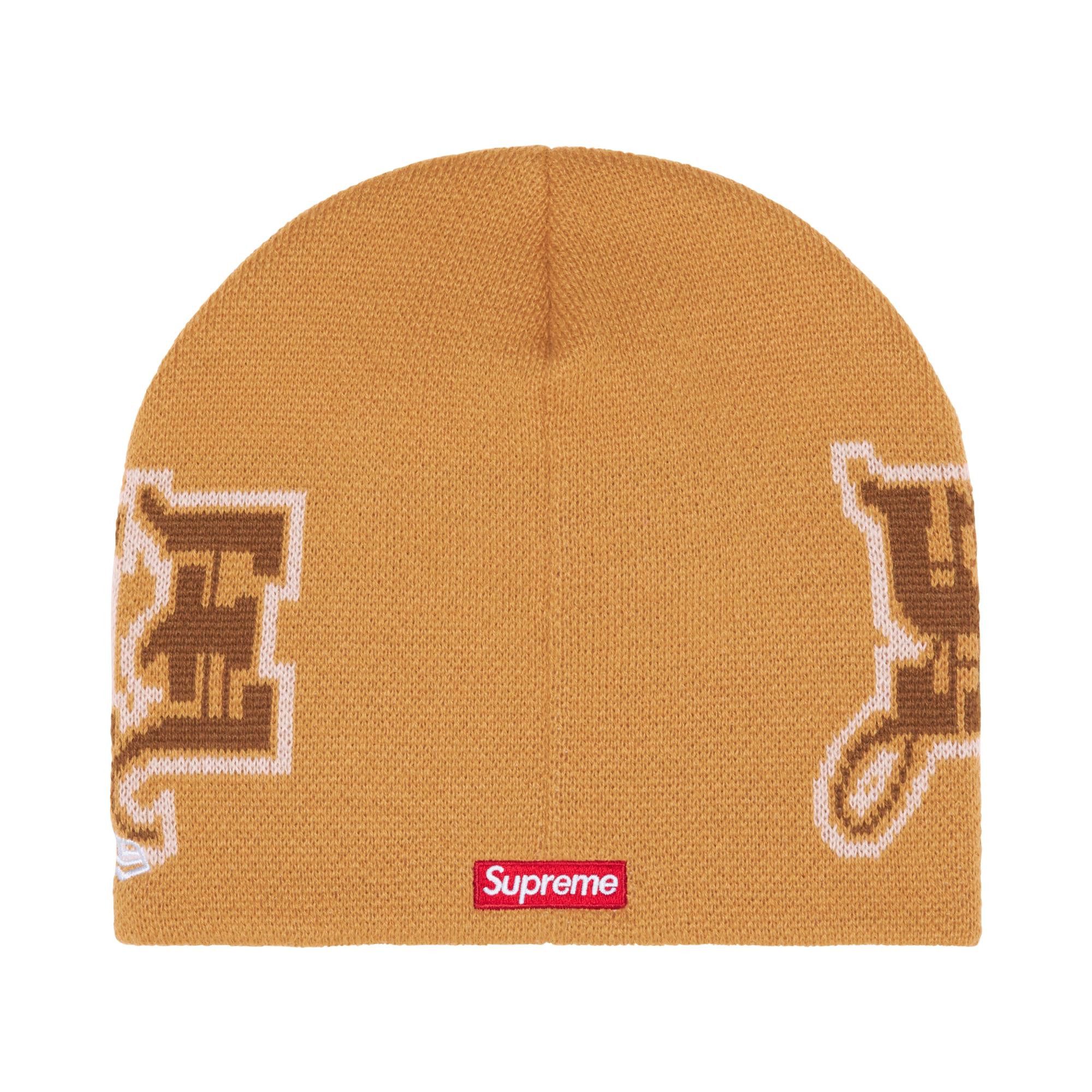 Buy Supreme New Era Outline Beanie 'Tan' - FW25BN51 TAN | GOAT