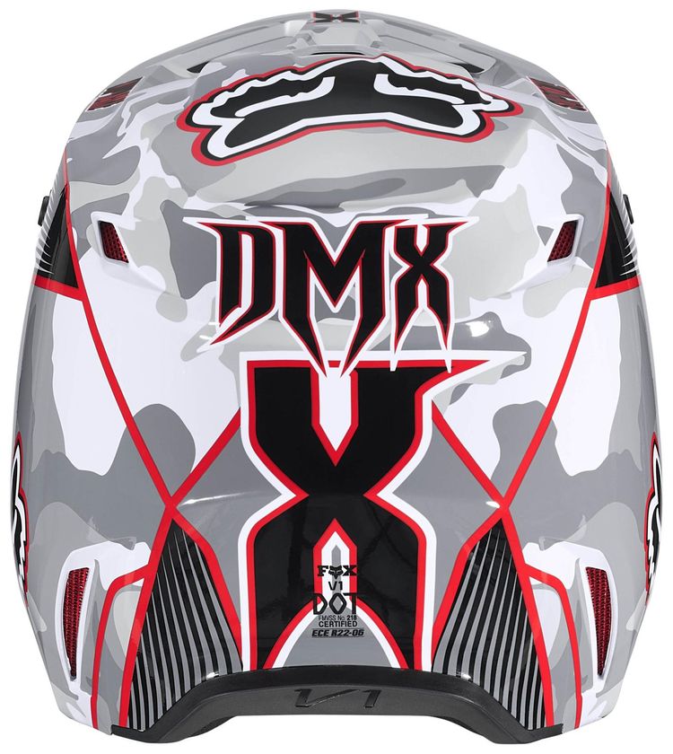 Supreme x Fox Racing DMX V1 Helmet Snow Camo