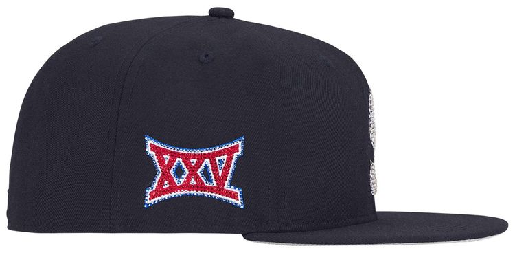 Supreme Swarovski S Logo New Era Navy