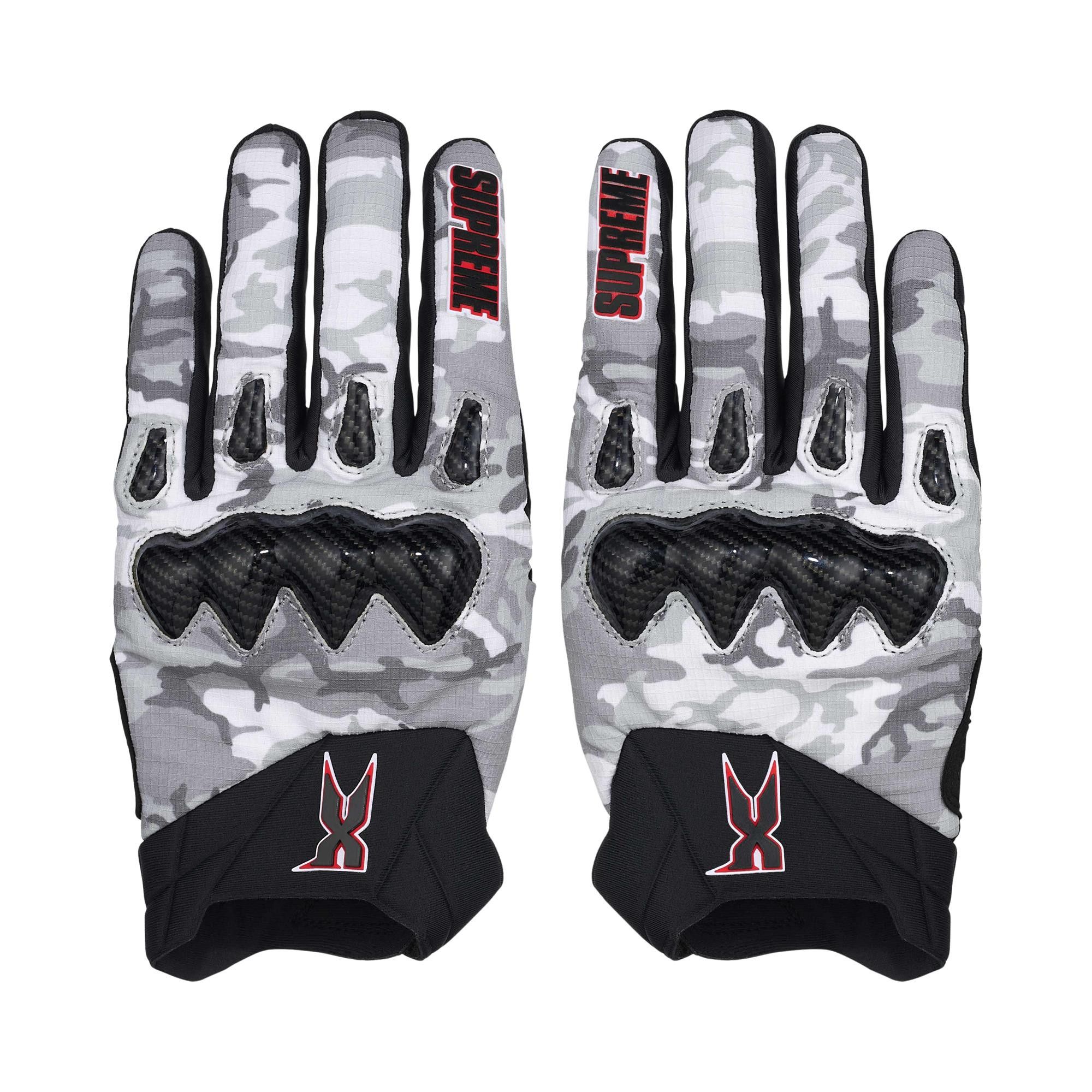 Supreme × Fox Racing DMX Bomber Gloves Buy Supreme x Fox Racing DMX Bomber Gloves 'Snow Camo' - FW25A62