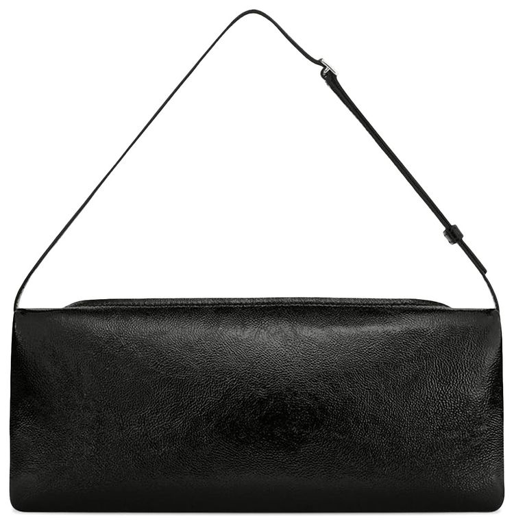 Courreges Cuff Naplack Clutch Black