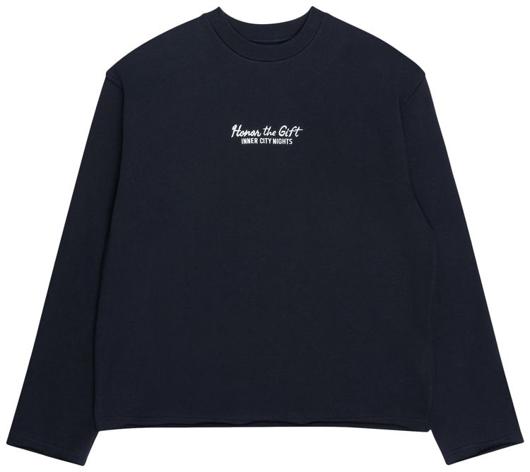 Honor The Gift 1988 Drive In Long Sleeve Crewneck Black