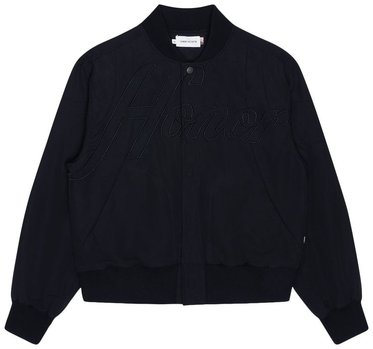 Honor The Gift Nylon Bomber Jacket Black